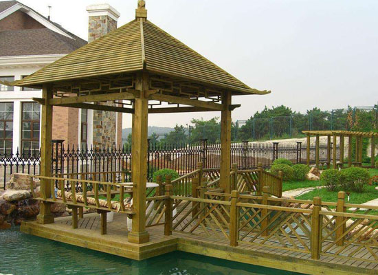 實木防腐木護欄 實木防腐木護欄